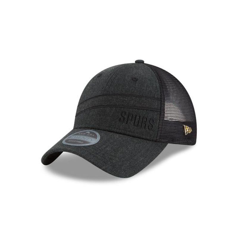 NBA San Antonio Spurs Trucker Scale 9Twenty Adjustable (YBE5794) - Black New Era Caps